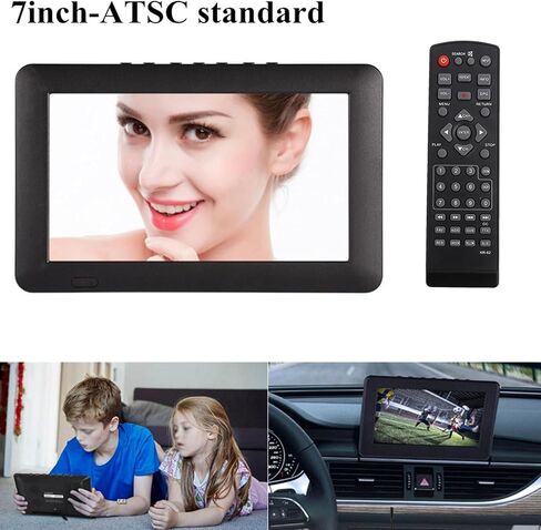 Portable Digital Television TV TFT LED 1080P Video Player for Home, Outdoor and Travel (9 inch) in Saudi Arabia