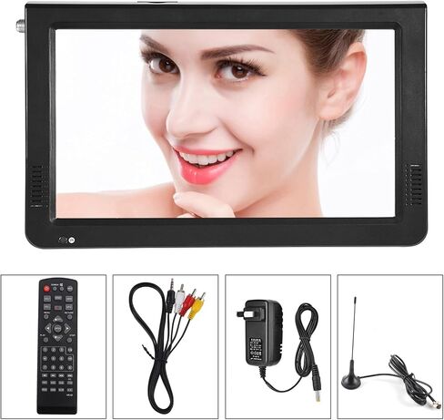 Portable Digital Television TV TFT LED 1080P Video Player for Home, Outdoor and Travel (9 inch) in Saudi Arabia