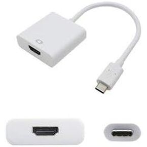 ملحقات إضافية للكمبيوتر USBC2HDMIW-5PK 8 بوصة. كابل محول USB 3.1 نوع ذكر إلى HDMI أنثى أبيض، حزمة من 5 in Kuwait