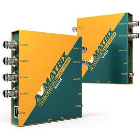 SC2030 SDI to HDMI/HDMI to SDI Converter, 1080P Scaling | Up/down Scaling, Frame Rate 1080P Conversion, 3.5mm Audio In. DIP Switch Control, Plug and Play. in Saudi Arabia