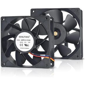 مروحة 120 مم لقدم الوعل ، 2 حزمة من مراوح داخلية Bitmain DC 12 فولت ومكونات التبريد لـ S7 S9 D3 L3 E9 T9 ، مع مروحة تبريد عالية تدفق الهواء 6000 لفة في الدقيقة in Kuwait