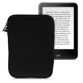 kwmobile Neoprene e-Reader Pouch Size 6,8-7" eReader - Universal eBook Sleeve Case with Zipper - Mint in Kuwait