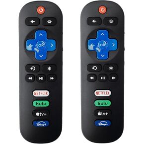 New Universal TV Remote for All Roku TV,Remote for TCL Roku/for Hisense Roku/for Onn Roku TV(Not for Roku Stick and Box)【Pack of 2】 in Kuwait