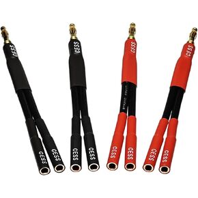 CNCESS Banana Plug 2-in 1-Out Splitter (4-Pack) in Kuwait