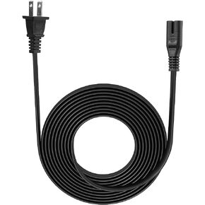 3 FT TV Power Cord Replacement for Apple TV, 1st, 2nd, 3rd, 4th, 5th Generation (4K), TV 2 Prong AC Wall Power Cable-UL Listed