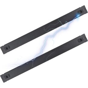 RIVECO 1U Blank Panel Spacers for Server Cabinets & Network Racks on Mounting Rail 19 Inches SPCC Steel Tool Less Quick to Assemble Black 2PCS…