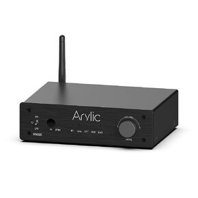 Arylic B50 SE بلوتوث 5.1 جهاز استقبال مضخم صوت ستيريو 2.1 قناة صغيرة من الفئة D أمبير مدمج لمكبرات الصوت المنزلية 50 وات × 2، شريحة TPA3116D2، نطاق ثابت وطويل، تطبيق التحكم في التنقل وسهولة التحكم في EQ in Kuwait