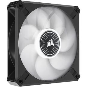 CORSAIR ML120 LED Elite, 120mm Magnetic Levitation White LED Fan with AirGuide, Single Pack, Black in Kuwait