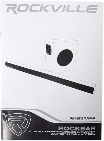 ROCKVILLE Dolby BAR Home Theater Sound Bar w/Wireless Subwoofer, Bluetooth/HDMI in Saudi Arabia