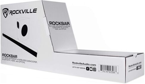 ROCKVILLE Dolby BAR Home Theater Sound Bar w/Wireless Subwoofer, Bluetooth/HDMI in Saudi Arabia