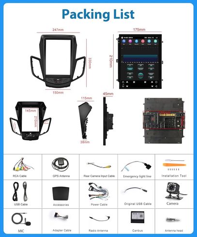 for Ford Fiesta 2009-2015 Android Car Stereo with Mirror Link, Rimoody 9.7 Inch Touch Screen Car Radio with GPS Navigation Bluetooth FM WiFi + Backup Camera in Saudi Arabia