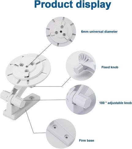 Wall Mount for Blink Mini Pan - Tilt Camera, Arlo Camera, Ring Stick-Up Cam - Mounting Bracket Kit for Outside Outdoor Indoor Ceiling, 2-Pack in Saudi Arabia