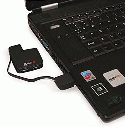 حامل صغير 4 منافذ USB 2.0 من Mobile Edge مع موصل دائري in Saudi Arabia
