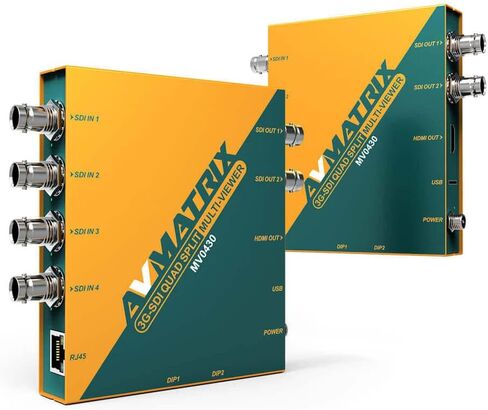 SC2030 SDI to HDMI/HDMI to SDI Converter, 1080P Scaling | Up/down Scaling, Frame Rate 1080P Conversion, 3.5mm Audio In. DIP Switch Control, Plug and Play. in Kuwait