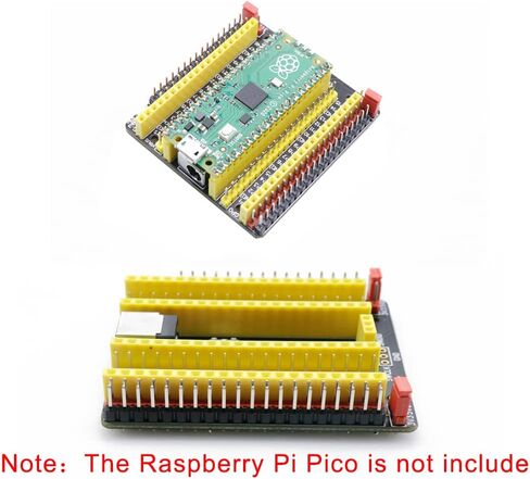 Treedix Compatible with Raspberry Pi PICO Breakout Board IO Shield Development Board Prototype Expansion Board with 2.54mm Pin Header in Saudi Arabia