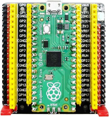 Treedix Compatible with Raspberry Pi PICO Breakout Board IO Shield Development Board Prototype Expansion Board with 2.54mm Pin Header in Saudi Arabia
