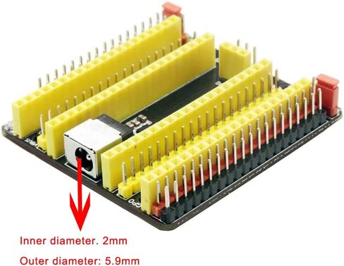 Treedix Compatible with Raspberry Pi PICO Breakout Board IO Shield Development Board Prototype Expansion Board with 2.54mm Pin Header in Saudi Arabia