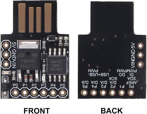 D-FLIFE 10 قطع Digispark Kickstarter Attiny85 وحدة عامة مايكرو USB لوحة تطوير لاردوينو in Saudi Arabia