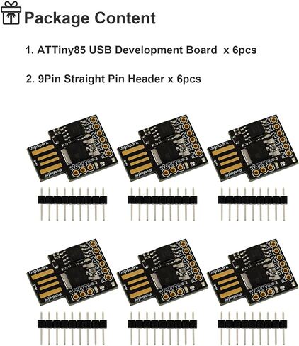 لوحة تطوير ديجيسبارك كيك ستارتر بمنفذ USB من اتيني 85 لجهاز اردوينو IDE (عبوة من 6 قطع) in Saudi Arabia