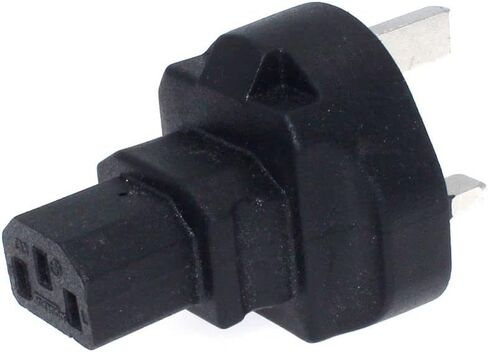 UK BS1363 to C13 Power Cord,Toptekits 16AWG Britain England Power Cord, with Fuse,IEC-320-C13 to UK Plug BS1363 (1ft/0.3m) in Saudi Arabia