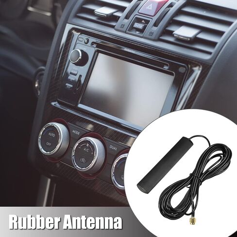 X AUTOHAUX تيار مستمر 12 فولت 16.4ft هوائي السيارة DAB الجوي SMA محول هوائي الراديو ل Blaupunkt ل بايونير لكلاريون لكينوود الأسود in Kuwait