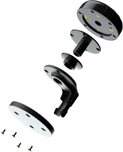 Poynting PUCK-12 2-in-1 Transportation & M2M/IOT Antenna | WiFi | 2X2 MIMO | 2400-2500 MHz | 5000-7200 MHz | White in Kuwait