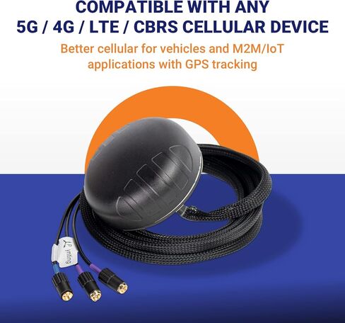 Poynting PUCK-12 2-in-1 Transportation & M2M/IOT Antenna | WiFi | 2X2 MIMO | 2400-2500 MHz | 5000-7200 MHz | White in Kuwait