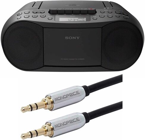 Sony Cfds70-Blk CD/MP3 Cassette Boombox Home Audio Radio, Black, with AUX in Saudi Arabia