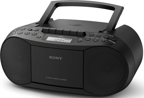Sony Cfds70-Blk CD/MP3 Cassette Boombox Home Audio Radio, Black, with AUX in Saudi Arabia