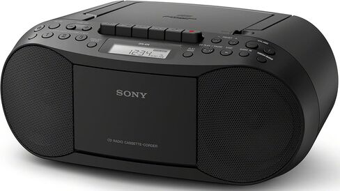 Sony Cfds70-Blk CD/MP3 Cassette Boombox Home Audio Radio, Black, with AUX in Saudi Arabia