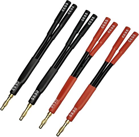 CNCESS Banana Plug 2-in 1-Out Splitter (4-Pack) in Kuwait