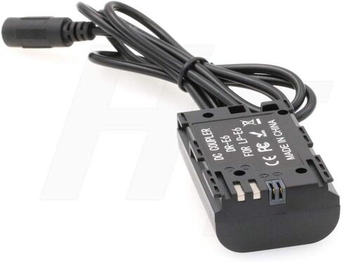 DR-E18 DC Coupler to Dual USB for Canon 77D 200D 750D 760D 800D 8000D, Rebel T7i T6s T6i, KISS X8i (LP-E17 Dummy Battery) in Saudi Arabia