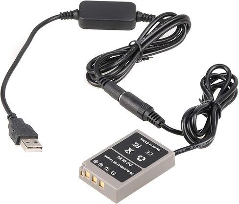 بطارية دمية Foto4easy BLS-5 DC مع محول كابل طاقة USB لكاميرات Olympus E-P1 E-P2 E-P3 E-PL1 E-PL3 E-PL7 E-PL8 E-PM1 E-M10 DSLR in Saudi Arabia