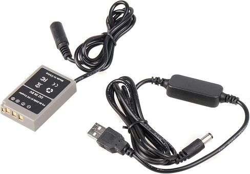 بطارية دمية Foto4easy BLS-5 DC مع محول كابل طاقة USB لكاميرات Olympus E-P1 E-P2 E-P3 E-PL1 E-PL3 E-PL7 E-PL8 E-PM1 E-M10 DSLR in Saudi Arabia