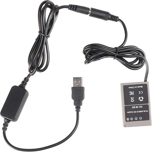 بطارية دمية Foto4easy BLS-5 DC مع محول كابل طاقة USB لكاميرات Olympus E-P1 E-P2 E-P3 E-PL1 E-PL3 E-PL7 E-PL8 E-PM1 E-M10 DSLR in Saudi Arabia