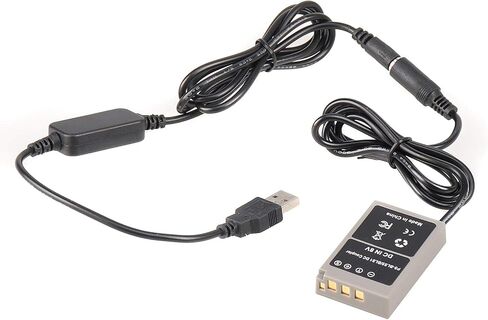 بطارية دمية Foto4easy BLS-5 DC مع محول كابل طاقة USB لكاميرات Olympus E-P1 E-P2 E-P3 E-PL1 E-PL3 E-PL7 E-PL8 E-PM1 E-M10 DSLR in Saudi Arabia