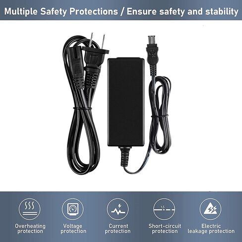 Digipartspower شاحن محول التيار المتردد لسوني HandyCam CCD-TRV58 كاميرا الفيديو سلك التيار الكهربائي الرئيسي in Kuwait