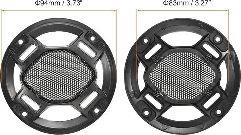 MECCANIXITY Speaker Grill Cover 6" Mesh Subwoofer Grill Guard Protector for Home Audio DIY Black 2 Pack in Saudi Arabia