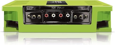 4-Ch. Vehicle Audio Bass Amplifier - 300W D Class High-Powered Mono Bass Amp w/Subsonic Filter & Low Pass Filter Stable @ 2 Ohms, LED Indicators, Sound Specialization, Green - BANDA 1200.42OHMGREEN in Kuwait