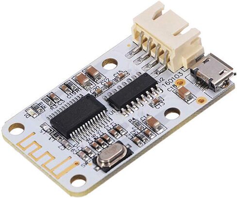 HiLetgo 2pcs PAM8403 3W+3W Wireless Bluetooth 4.0 Module Micro USB Power Supply 2x3W Bluetooth 4.0 Audio Receiver Digital AMP Amplifier Board Bluetooth Module in Saudi Arabia