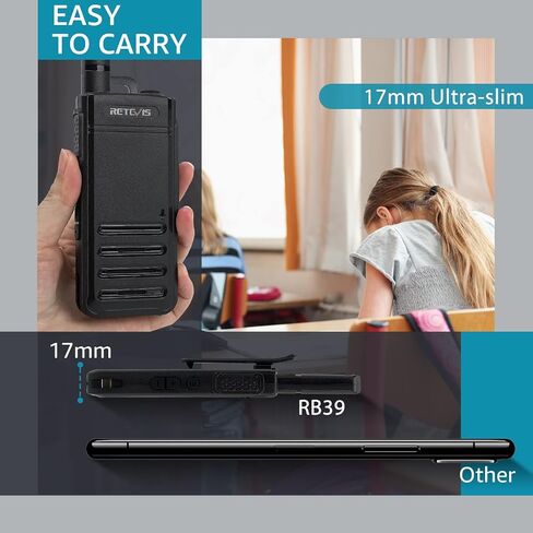 Retevis RB39 Walkie-Talkies,USB-C Rechargeable Two-Way Radios,Call Tone,Rugged,VOX Hands Free Portable 2 Way Radios for Healthcare Utility School Hotel(10 Pack) in Saudi Arabia