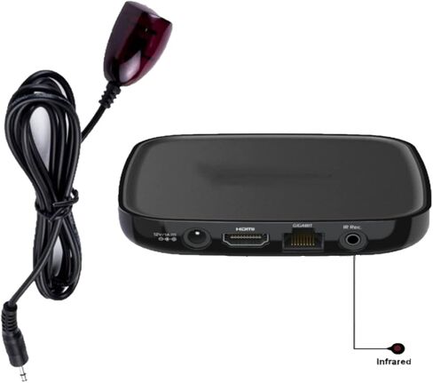 DREAMLINK and FORMULER 2.5MM IR Infrared Remote-Control Receiver Extension Cord Cable for IR Receiver Emitter Extender Repeater System in Saudi Arabia