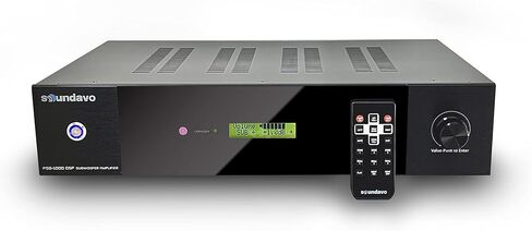 PSB-400DSP Class D Subwoofer Amplifier with DSP and LCD Presets Display for Home Theater 400W RMS / 1000W Max … in Kuwait