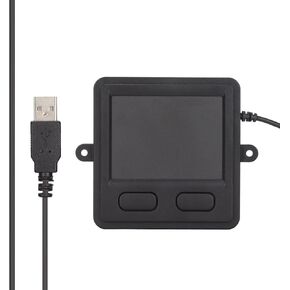 لوحة تتبع USB سلكية محمولة من ASHATA، لوحة تتبع مدمجة قابلة للتركيب لمستخدم الكمبيوتر المكتبي والكمبيوتر المحمول والكمبيوتر المحمول، التوصيل والتشغيل، حجم صغير in Saudi Arabia