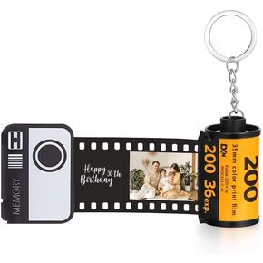 Personalized Film Roll Keychain Camera Roll Keychain Birthday Gift for Him or Her Custom Valentine's Day Gift in Saudi Arabia
