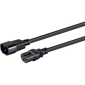 كابل طاقة مونوبرايس شديد التحمل - 6 أقدام - أبيض | IEC 60320 C14 إلى IEC 60320 C15، 14AWG، 15A، SJT، 125V، لأجهزة الكمبيوتر وأجهزة التلفزيون والشاشات in Saudi Arabia