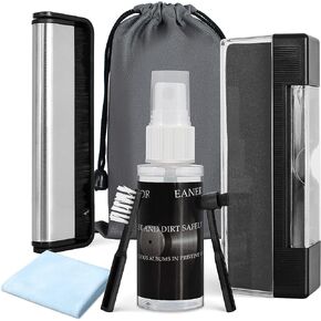 طقم فرشاة تنظيف سجل الفينيل من بي يو إم - فرشاة مخملية للتسجيل، سائل التنظيف، فرشاة قلم in Kuwait