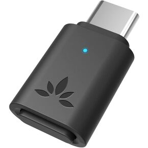 محول صوت بلوتوث Avantree C81 USB-C لجهاز PS5 - قم بتوصيل سماعات الرأس لاسلكيًا مع دعم زمن الاستجابة المنخفض aptX وميكروفون صغير متضمن in Saudi Arabia