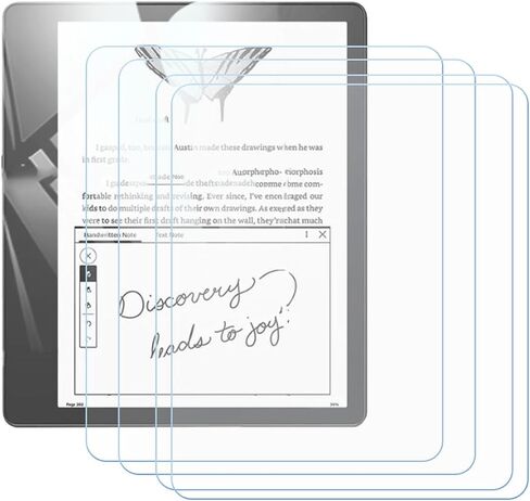 LCEHTOGYE Screen Protector for kindle Scribe 10, [4-Pack] 9H Tempered Glass Screen Protector,HD Bubble Free Case Friendly Screen Protectors for kindle Scribe 10 (10,2") in Saudi Arabia