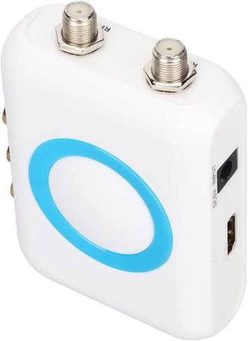 Dilwe HDMI RF Modulator, Support PAL/NTSC Format Output RCA to RF Modulator 1080P PLL Control of VHF Operating Frequency for Home TV Replacement in Saudi Arabia